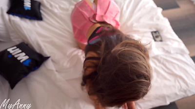 My hot stepsister loves to be a little whore