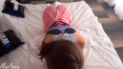 My hot stepsister loves to be a little whore