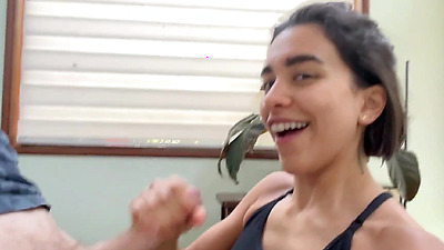 I CUM in my STEPSIS mouth after watching Porn - Part 2