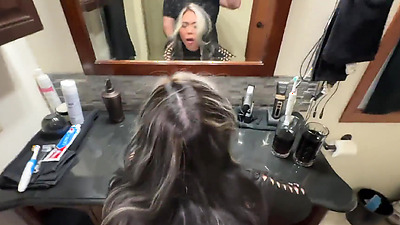 Risky Bathroom Sex at House Party with Asian Cutie