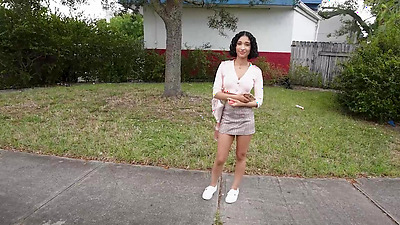 BANGBROS - Smoking Hot Brunette Lina Love Rides The Bang Bus So She Can Ride A Huge Dick 2