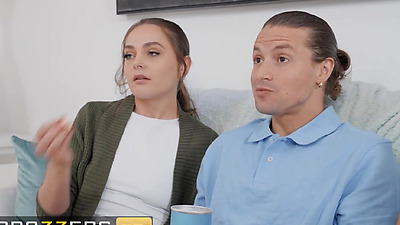 BRAZZERS - Sofi Ryan Gives Jay A Handjob While His Gf Is Distracted Then Move In The Kitchen For A Nice Fuck