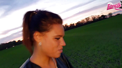 Attractive Brunette Christy Ley Fucks Outdoors