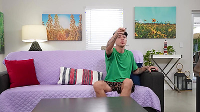 BANGBROS - Blonde MILF Gigi Dior Slurps Her Stepson's Big Shaft, Then Gets A Dripping Creampie