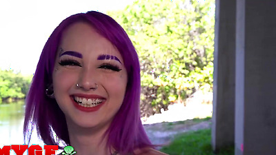 MY GF - Valerica Steele Gets Pounded In All Positions Before Getting A Dripping Creampie