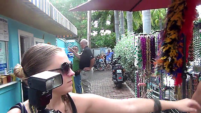 Hot Milf Exhibitionists On The Streets Of Key West