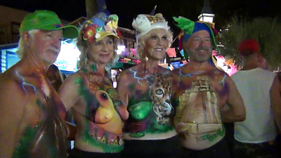 Hot Milf Exhibitionists On The Streets Of Key West