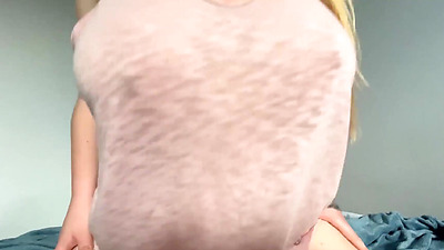 Step Brother watch Porn with Step Sister and her into Fucking! - Olivia Bay