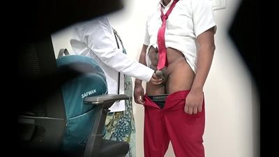 Is it Fair woman checking a school boy's Cock in public hospital?