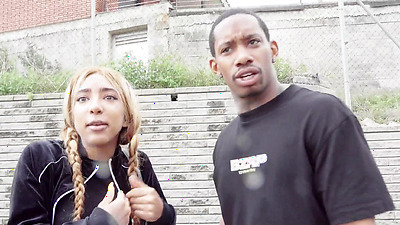 She sucks me off on the street and I take her home to give her penis