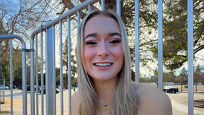 Kinky Blonde Thea Summers Fucks In Public