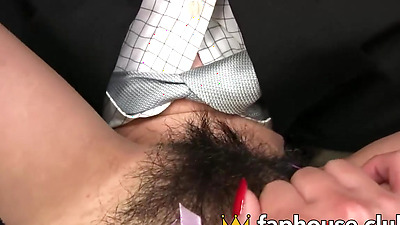 Asian Office Fuckslut Celebrates With Her Colleague's Wooly Nude Bod - Filthy Porn - Tsubaki Katou