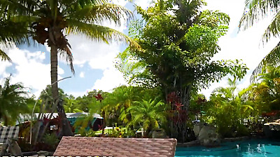 REALITY KINGS - Armani Black & Her Stepdaughter Violet Gems Share The Handyman's Dick On Their Vacation