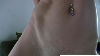 Gorgeous Pornstar Rubs Her Pussy and Films It