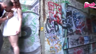 Pedestrian Catches Couple And Fucks Them In A 3Some