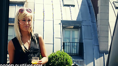 Blindfolded with 2 gorgeous busty brunettes