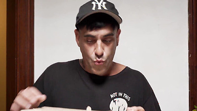 I send my husband to the bank to suck the pizza delivery guy's penis