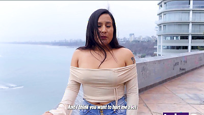 Big-booty Peruvian babe from the jungle is fucked and spied on by a stranger.