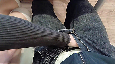 jerked off a classmate's shaft right during a lecture