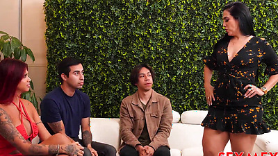 SEXMEX - PARTYING WITH MY STEP-MOM . Yorgelis Carrillo Sarah Black