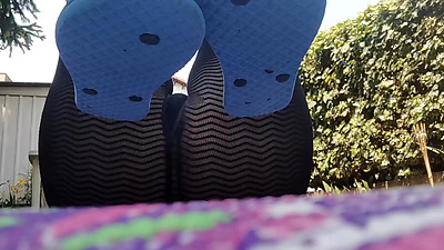 Nicoletta's Yoga Journey Embracing Nature with Dirty Feet and a Webcam in the Public Garden