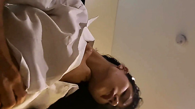 Young all Natural Cute Colombian Latina with Big Butt Fucks Skinny Blonde