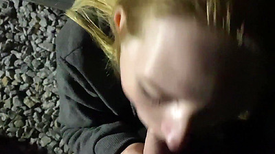 Security guard caught red-haired thief stealing and punished her with pussy fucking on the street