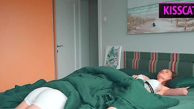 Morning Delight: Husband Wakes Wife with Tongue and Fills Her Up with Cum in Bed