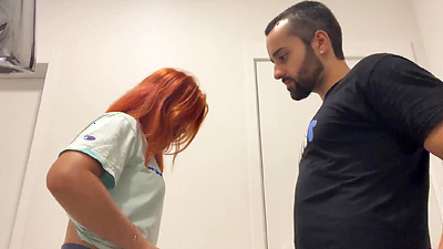 Leaked video of a young babe from RS having sex in the school bathroom