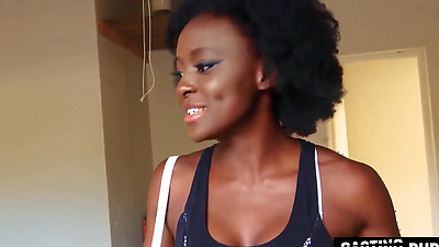 Kenyan Goddess <Censored> Into Rough Sex By Hung White Tourist At House Tour!