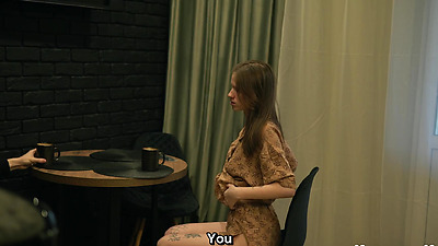 Beautiful student babe gets fucked and gets a facial cumshot | Kuporovaa Krupa