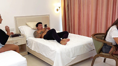 Husband cheats on his wife by fucking his stepdaughter right in front of her 3