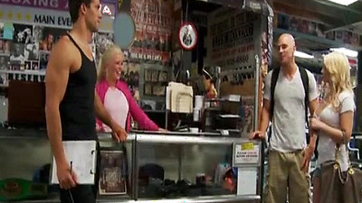 Client Madison Ivy Fucking In The Gym With Her Piercings