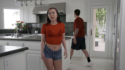 Kimmy Kim Craves Her Stepbrother's Big Dick In Every Position, Don't Miss It!