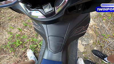 Pikmi Cute Model Agreed to have sex with a Fan for Help on the Road