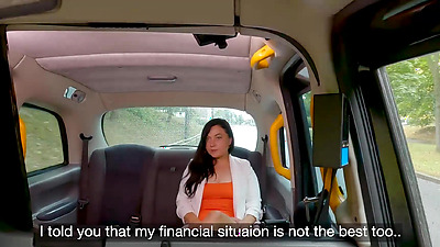 Fake Taxi Cash strapped MILF takes every inch of big cock to pay for ride