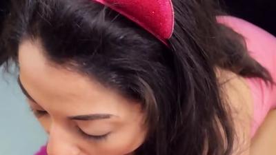 MOFOS - Jordi Wants To Complain To His Neighbor Scarlet Rebel About Her Being Loud, Gets His Shaft Sucked Instead