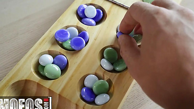 MOFOS - Oliver Flynn Play Truth Or Dare With Adria Rae & Serena Santos And They Have To Make Out In Front Of Him