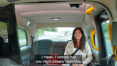 Fake Taxi MILF model is in need of some hard vaginal fucking