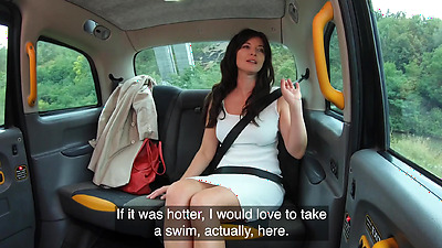 Fake Taxi MILF model is in need of some hard vaginal fucking