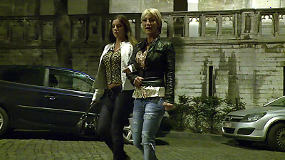 Hot Bitch Pick Up Pearl Diamond & Debbie White Get It In Their Asses - 4K teaser