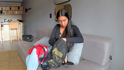 Amateur Natural Tits Latina Teen Sucks And Rides Big Dick For Modeling Gig!