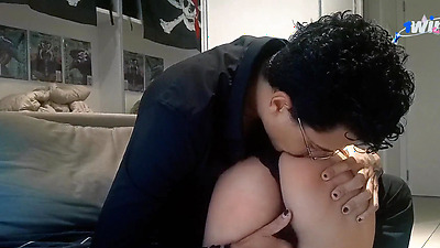 Spanking Session with Big Butt Goth Babe ft. Amber Kai