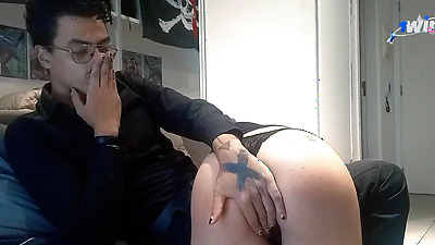 Spanking Session with Big Butt Goth Babe ft. Amber Kai