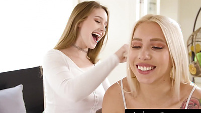 OUT OF THE FAMILY - Sleepover Gets Naughty Between Two Hot Teens And Sexy Stepmom Christie Stevens - Laney Grey