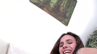 Shy Teen Karry Takes Monster Shaft in Booty - Anal Orgasm