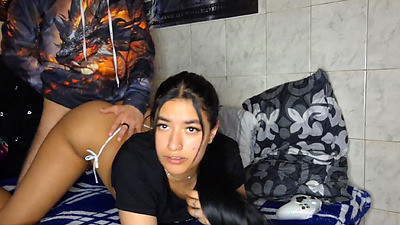 I fucked my stepsister while our parents left us home alone, they were convinced that we were just staying there playing video games