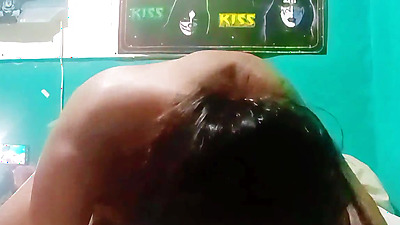 Brunette milf with big arse fucked doggy style when the cuckold is not home