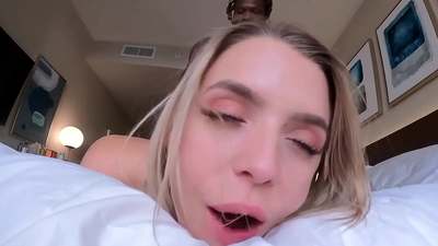 Room Service was Elite : Fucking the <censored> out of this fine butt blonde BBC shaft whore hotel worker