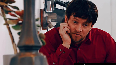 MOMMY'S BOY - Stuck Nanny Riley Jacobs Is Destroyed By Her Boss' Fat Shaft While His Wife Is Close By - Petite Deepthroat